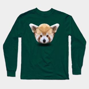 LowPoly Red Panda Long Sleeve T-Shirt